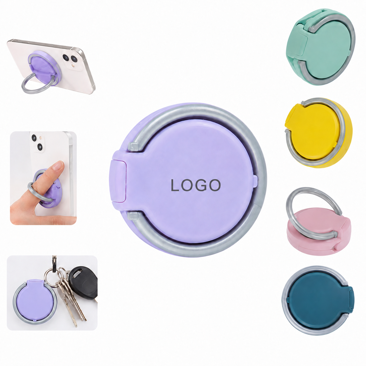 ° Rotating Ring Phone Grip Stand